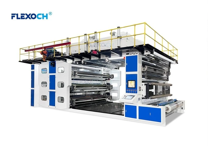 6 Color Stack Flexographic Printing Machine 6 Color Stack Flexographic Printing Machine